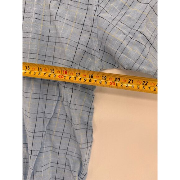 Vtg Masters Collection Polo Shirt Mens XL Checkered Hong Kong READ - Picture 6 of 7